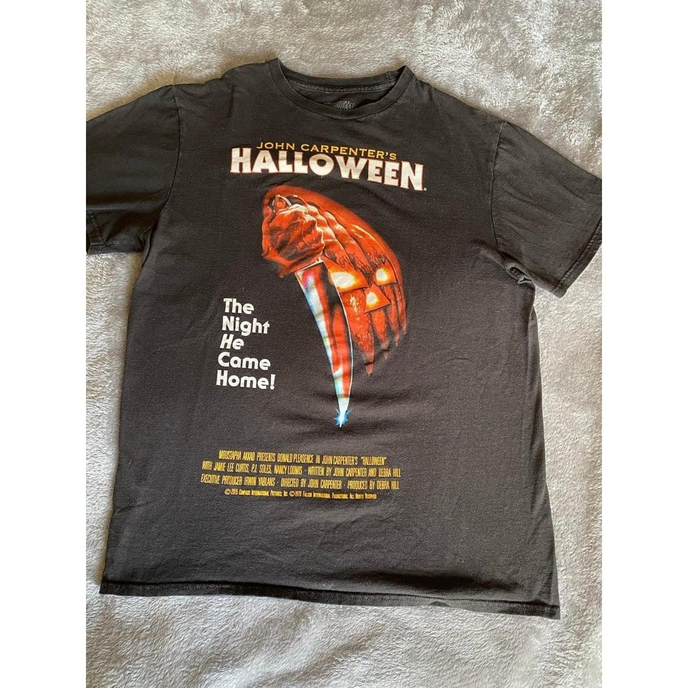 John Carpenter's Halloween Movie T Shirt Medium Tee Grunge sku51